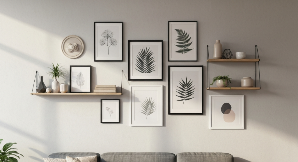 muurdecoratie woonkamer