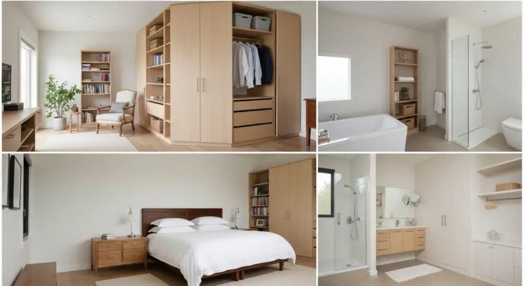 slaapkamer opbergen