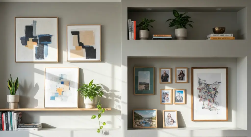 muurdecoratie woonkamer