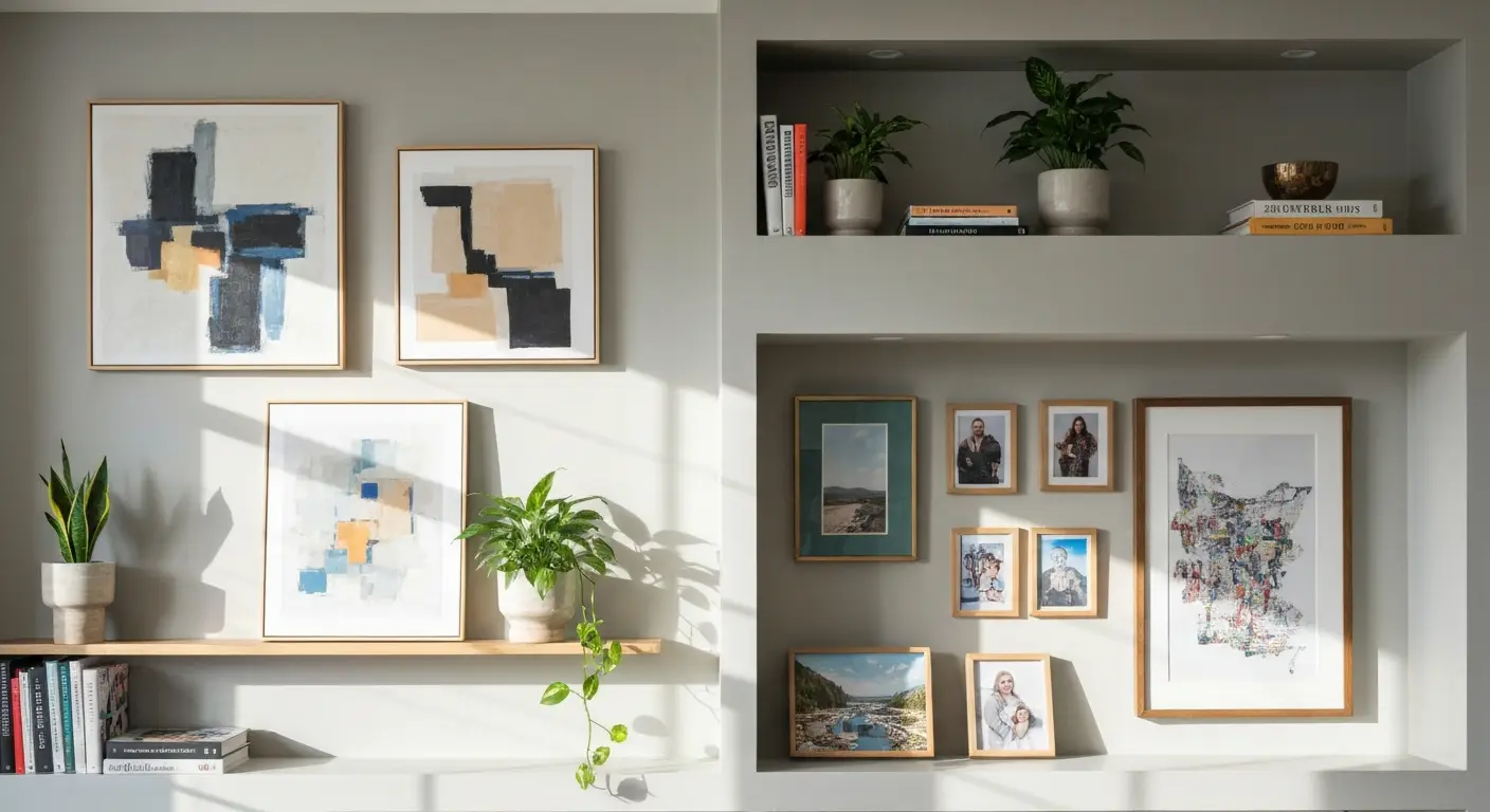 muurdecoratie woonkamer