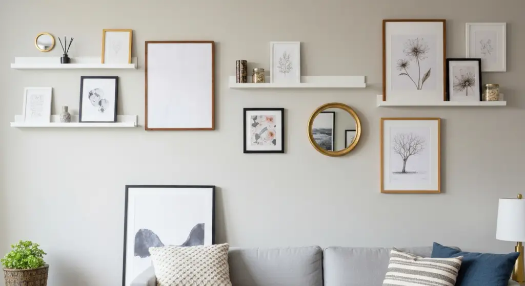 muurdecoratie woonkamer