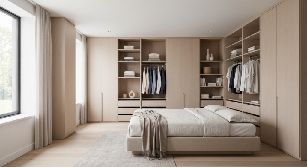 slaapkamer opbergen